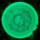 Eurodisc 100% ORGANIC SuperGlow Green Frisbee