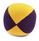 Juggling ball 4 panel Yellow and purple