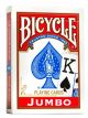 Playing cards Bicycle poker jumbo red